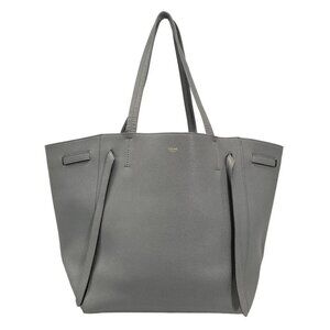 CELINE Cabas Phantom Small With Belt 189023TNI.09GM Gray Soft grained calfskin